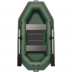 Надувная лодка Kolibri K-240TS зеленая + слань-коврик