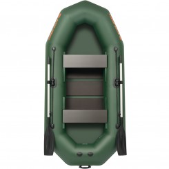Надувная лодка Kolibri K-270TS зелёная + слань-коврик
