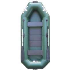 Надувний човен Skipper S-280SPR зелена + слань-килимок