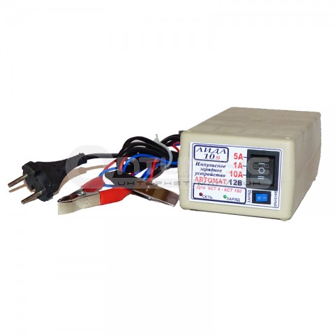 Автоматическое зарядное устройство для кислотно-свинцовых, гелевых, AGM аккумуляторов АИДА-10s-gel