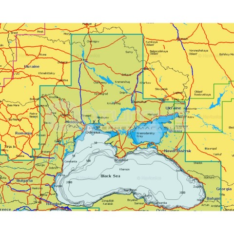 Карта для эхолотов NAVIONICS Gold Sonar Chart Live
