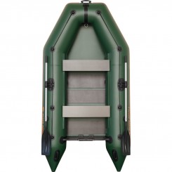 Надувная лодка Kolibri KM-300 зеленая + слань-коврик