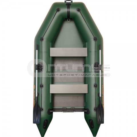 Надувний човен Kolibri KM-300 зелена + слань-килимок