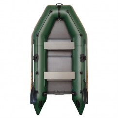 Надувная лодка Kolibri KM-260 зеленая + слань-книжка