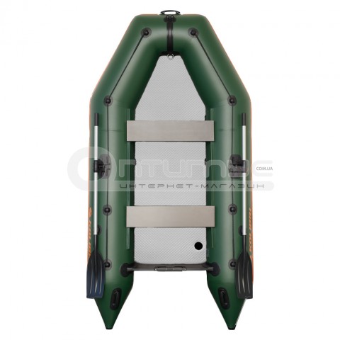 Надувний човен Kolibri KM-330 зелена + Air-deck