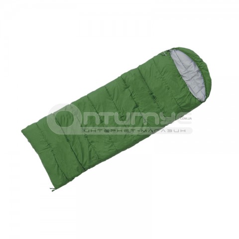 Спальный мешок Terra Incognita Asleep 400 зеленый левый