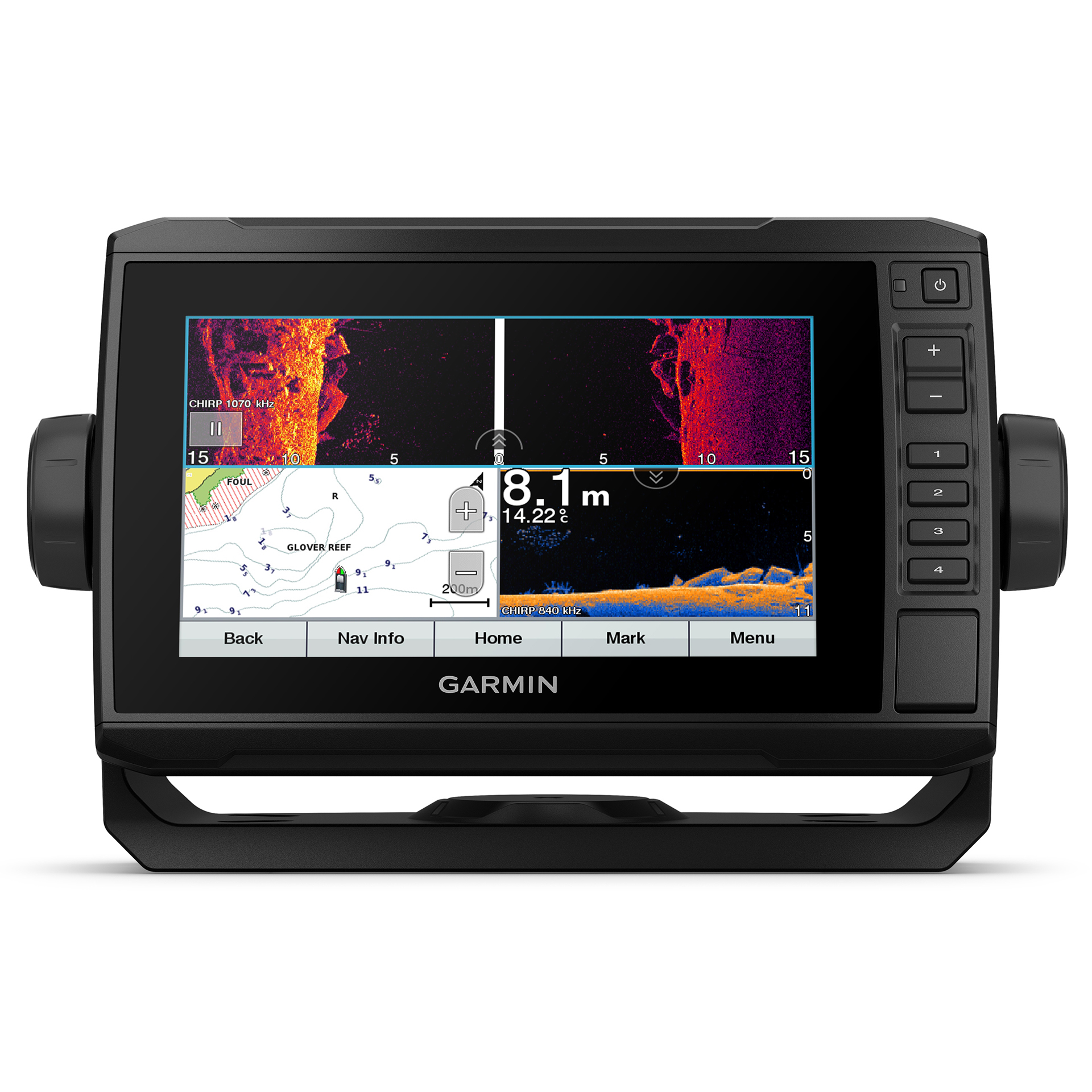 Эхолот Garmin ECHOMAP UHD 72sv с датчиком GT54UHD-TM